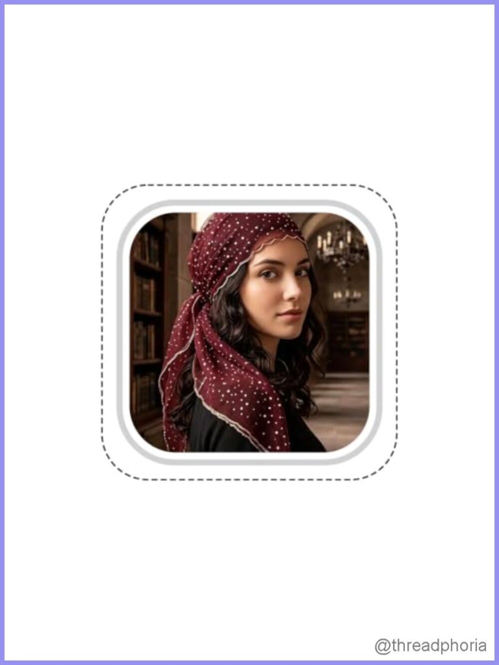 Rhinestone Head Scarf Square Sequin Wrap for Women Rave Party Hair Accessory
